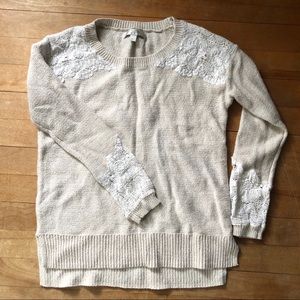 Lauren Conrad lace sweater